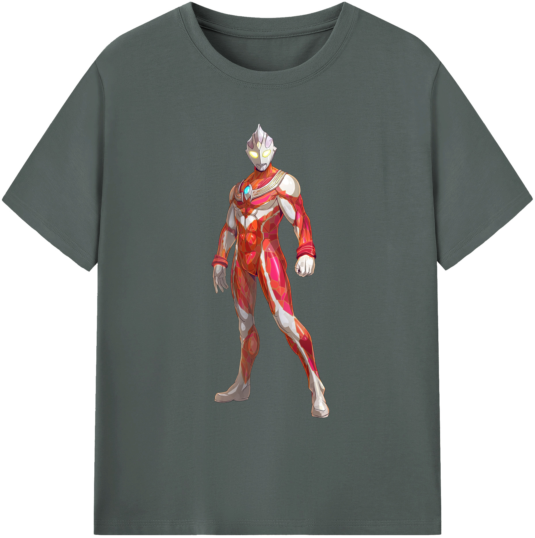 （画像用） ウルトラマン Ultraman 綿100％ メンズ半袖Tシャツ｜肌触りやわらか＆通気性